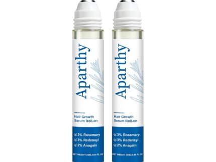 2Pcs Aparthy Hair Growth Roll On Serum, Scalp Care Serum with Roller Design