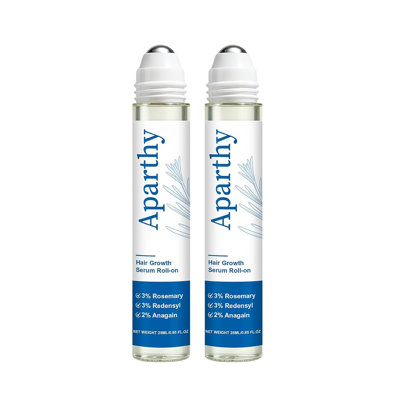 2Pcs Aparthy Hair Growth Roll On Serum, Scalp Care Serum with Roller Design 2Pcs Aparthy Hair Growth Roll On Serum, Scalp Care Serum with Roller Design