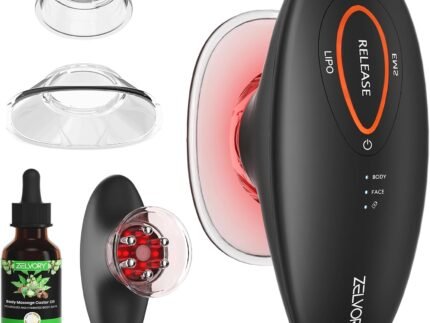 3-in-1 Body Sculpting Machine with Red Light, Vacuum & Microcurrent