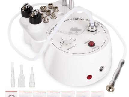 3 in 1 Diamond Microdermabrasion Machine, Professional Microdermabrasion Device with Vacuum Spray, Beauty Facial Skin Care Dermabrasion Equipment for Salon Personal Home Use