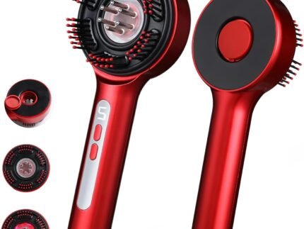 3-in-1 Electric Scalp Massager Hair Growth Hair Oil Applicator, Portable Electric Scalp Brush, IPX7 Waterproof Head Massager