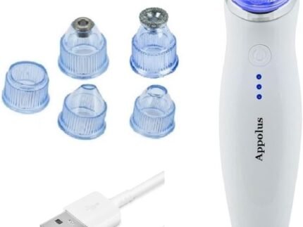 3-in-1 Microdermabrasion Machine – Light Therapy Vacuum Wand Kit