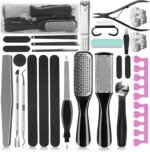 36 in 1 Pedicure Kit, Stainless Steel Foot Care Kit with Foot File