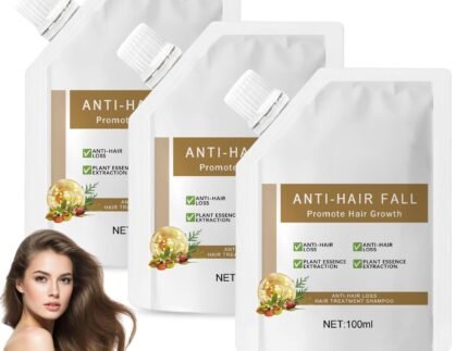 3Pcs Anti-Hair Fall Hair Loss Shampoo, Anti-Hair Fall Promote Hair Growth, Anti Hair Loss Shampoo, Moisturizing & Promoting Hair Growth, Suitable for All Hair Types