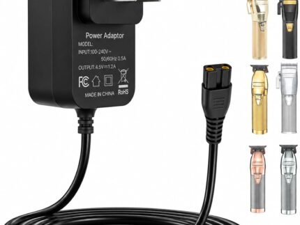 4.5V Charger Cord for BaByliss PRO FX870 FX788 FX787 Clipper & Trimmer