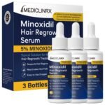 5% Minoxidil for Men and Women Hair Growth Serum, 3 Bottles