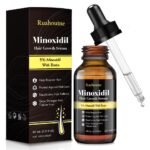 5% Minoxidil for Men and Women Hair Growth Serum, Biotin Hair Growth Serum, Natural Hair Growth Treatment for Hair Loss Hair Thinning, Thicker Fuller Healthier Hair 2.0 oz