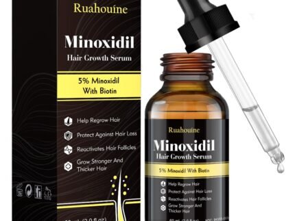 5% Minoxidil for Men and Women Hair Growth Serum, Biotin Hair Growth Serum, Natural Hair Growth Treatment for Hair Loss Hair Thinning, Thicker Fuller Healthier Hair 2.0 oz