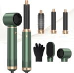 5 in 1 Blow Dryer Brush, Hair Dryer Brush Set Upgrade Hot Air Brush