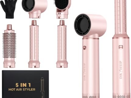 5-in-1 Hair Styler, Wrap Air Curler & Blow Dryer Brush for Women