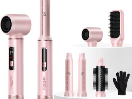 5 in 1 air Styler, Blow Dryer Brush Set with Auto-Wrap Curler
