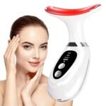 7-Color LED Light Facial and Neck Massager (White)