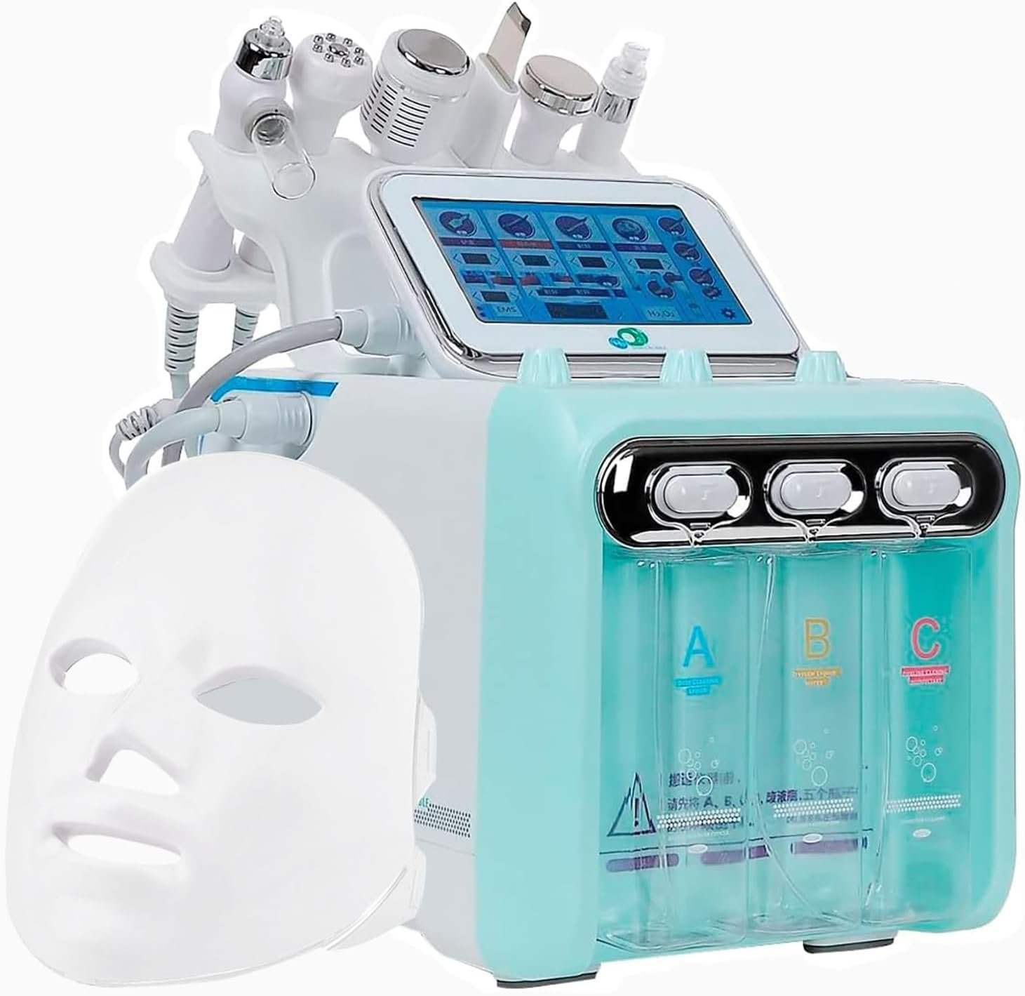 7 in 1 Hydrogen Oxygen Facial Machine for Home Or Spa 7 in 1 Hydrogen Oxygen Facial Machine for Home Or Spa