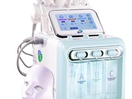 7 in 1 Multifunctional Face Care Device ，Facial Care Machine Vacuum Cleaning Jet for Home and Beauty Salon