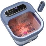 ALLJOY Foldable Foot Soaking Tub with Heat,Smart Touch Screen Foot Bath Spa