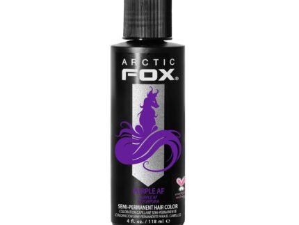 ARCTIC FOX Semi-Permanent Hair Dye Purple AF – Vegan Ammonia-Free – 4 fl oz