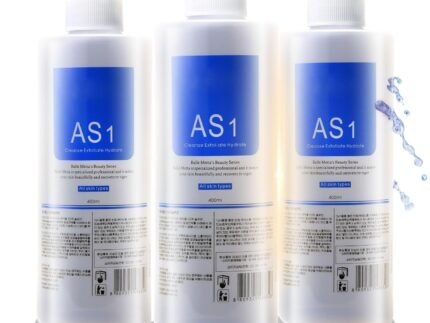 AS1 Hydro facial Serum 3 x 400ml – Skin Aqua Peeling Solution for Hydro Facial Solution, Hydrogen Oxygen Facial Machine, Hydrodermabrasion & Microdermabrasion Machine (400ml X 3, AS 1)