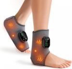 AWIL 3-in-1 Wireless Ankle and Foot Massager Heating Vibration Support Wrap for Daily Ankle Care