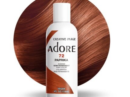 Adore Semi Permanent Hair Color, 072 Paprika, 4 Fl Oz