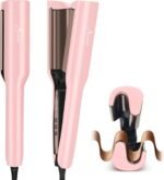 Aima Beauty 1 Inch Deep Wave Curling Iron Hair Crimper Waver Beach Waves