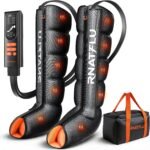 Air Compression Leg Massager with Heat for Circulation, Pain Relief