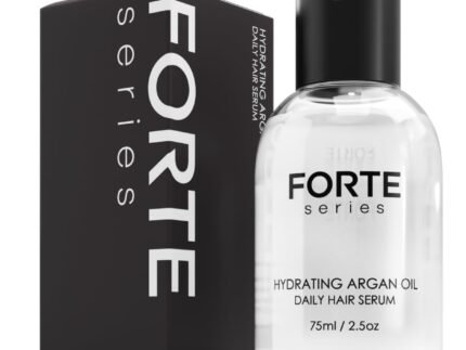 Alex Costa Hydrating Argan Oil Daily Hair Serum by Forte Series Sulfate Free Argan Hair Oil for Men Hair Serum for Dry Damaged Hair, for Styling Hair (75 ml / 2.5 oz)