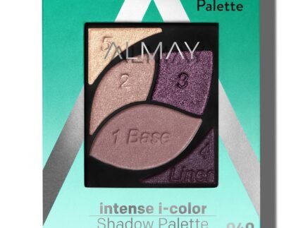 Almay Intense I-Color Enhancing Eyeshadow Palette, 040 Green Eyes, 0.1 oz