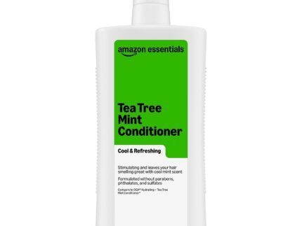 Amazon Essentials Conditioner, Tea Tree Mint, Sulfate-Free Formula, 33.8 Fl Oz, Pack of 1