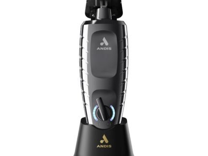 Andis 562627 GTX-EXO II Professional Beard Trimmer, 10-Pc, Black Chrome