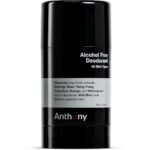 Anthony Alcohol Free, Aluminum Free Deodorant for Men – Non-Irritant Cool Gel Stick for Sensitive Skin – Sport Strength Stick Prevents Odor All Day – Clear, Stain Free – 2.5 Fl Oz