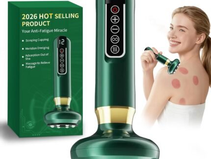 Anti Cellulite Massage Tool Body Sculpting Machine Suction Massager 3-in-1 Masajeador para Celulitis Y Grasa Abdominal De Madera Remover for Legs Electric Vacuum Cupping Full Contouring Device