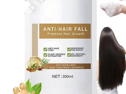 Anti-Hair Fall Hair Loss Shampoo, Promote Hair Growth Hair Treatment Shampoo for Hair Loss, Rich in Various Plant Extracts Dandruff & Oil Control, Volumizing Moisturizing (300ml 1 Bagged)