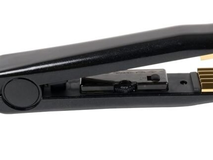 Aria Beauty Titanium Texturing Crimper – Hair Crimper Iron for 90’s Inspired Volume and Shine – Crimping Tool with Adjustable Heat up to 450 F – 1 pc