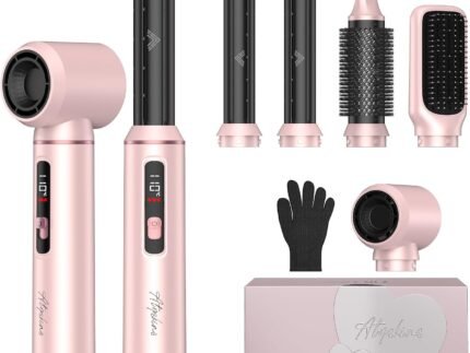Atopskins 5-in-1 Blow Dryer Brush & Auto-Wrap Air Styler Set