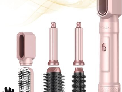 Atopskins 6 in 1 Hair Dryer Brush Set, Hot Air Styler Blowout Brush