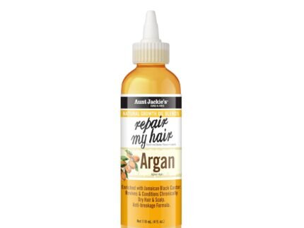 Aunt Jackie's Natural Growth Oil Blends Repair My Hair - Argan, Revives and Conditions Chronically Dry Hair and Scalp, Anti-Breakage Formula, 4 oz