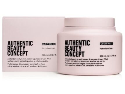 Authentic Beauty Concept Glow Mask | Color Treated Hair| Improves Softness and Shine | Vegan & Cruelty-free | Silicone-free