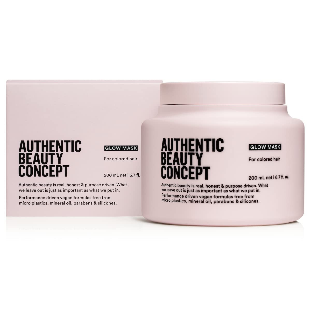 Authentic Beauty Concept Glow Mask | Color Treated Hair| Improves Softness and Shine | Vegan & Cruelty-free | Silicone-free Authentic Beauty Concept Glow Mask | Color Treated Hair| Improves Softness and Shine | Vegan & Cruelty-free | Silicone-free
