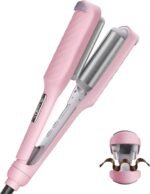 BABONIR Hair Crimper with 3 Barrels, Curling Iron for Beach Waves