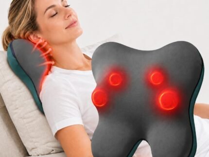BOB AND BRAD Back Massager for Pain Relief Deep Tissue with Heat, Corded