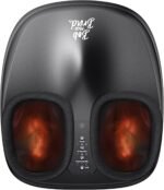 BOB AND BRAD Foot Massager with Heat, Shiatsu Deep Kneading & Air Compression for Plantar Fasciitis, FSA Eletric Feet Massager Machine, Fits US Size 12, HSA Eligible