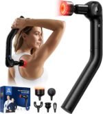 BOB AND BRAD L7 Ultra Massage Gun with Heat, Red Light & Extension Handle