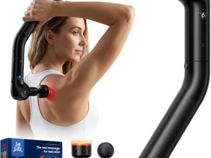 BOB AND BRAD L7 Ultra Massage Gun with Heat, Red Light & Extension Handle
