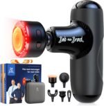 BOB AND BRAD Q2 Ultra Mini Massage Gun with Red Light Infrared,Pocket-Sized