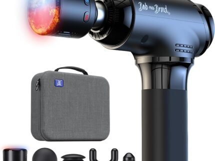 BOB AND BRAD T2 Pro Deep Tissue Massage Gun with Heat & Cold, Percussion