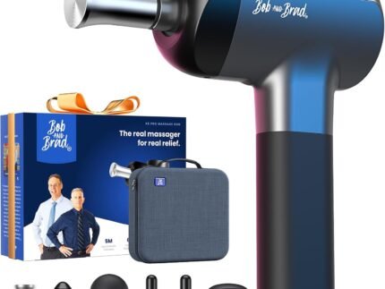 BOB AND BRAD X6 Pro Massage Gun Deep Tissue Percussion with Metal Head