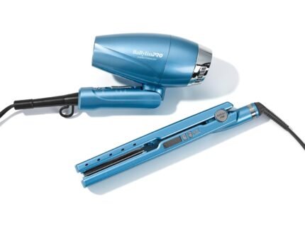 BaBylissPRO 1 1/4″ Digital Ionic Flat Iron, Hair Straightener, Shorter Plates