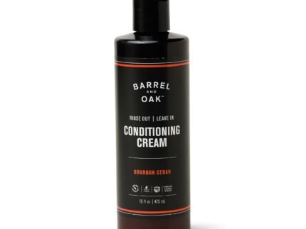 Barrel & Oak Leave-In Conditioner Cream for Men, Bourbon Cedar, 16 oz