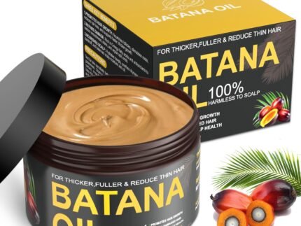 Batana Oil for Hair Growth, 100% Natural Pure Batana Oil Paste from Dr. Sebi Honduras, Prevents Hair Loss, Enhances Thickness, Organic Raw Scalp Mask for Women & Men (4.05 Oz)