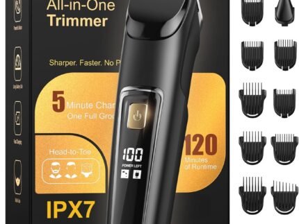 Beard Trimmer for Men, Fast Charging 4-in-1 Kit, 18 Lengths, Gift for Men